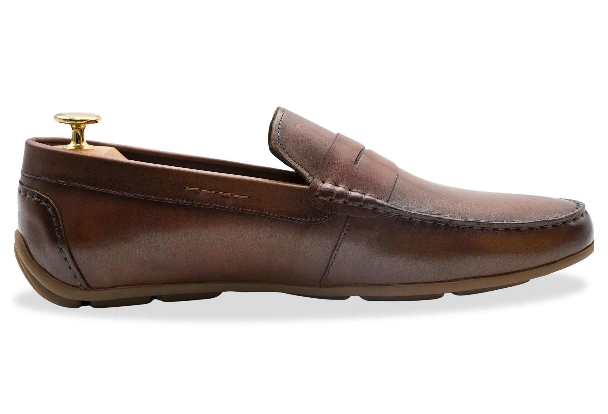 Eco Friendly Office Workers Breathable Lining Gregores Chestnut Penny Moccasins