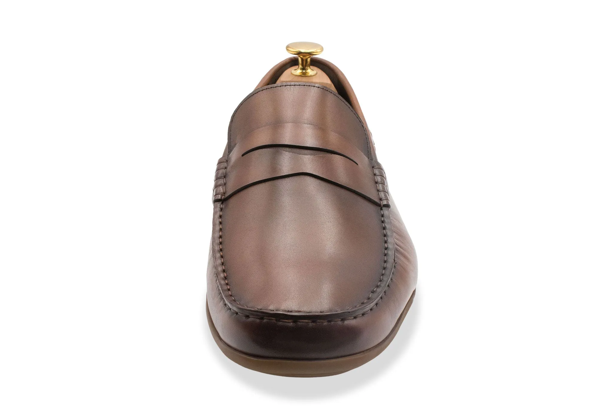 Valley Run Durable Build Trail Running Gregores Chestnut Penny Moccasins