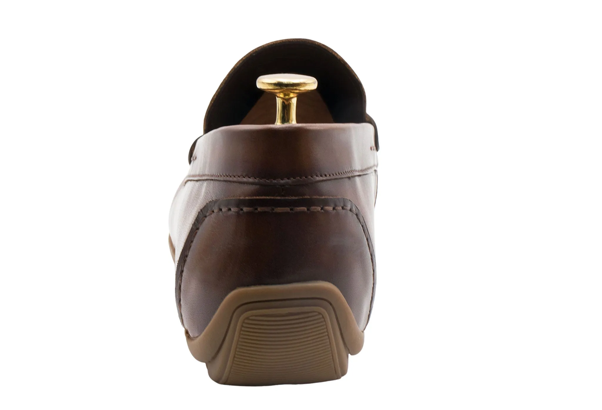 Gregores Chestnut Penny Moccasins Quick Drying Work Commute Color Play
