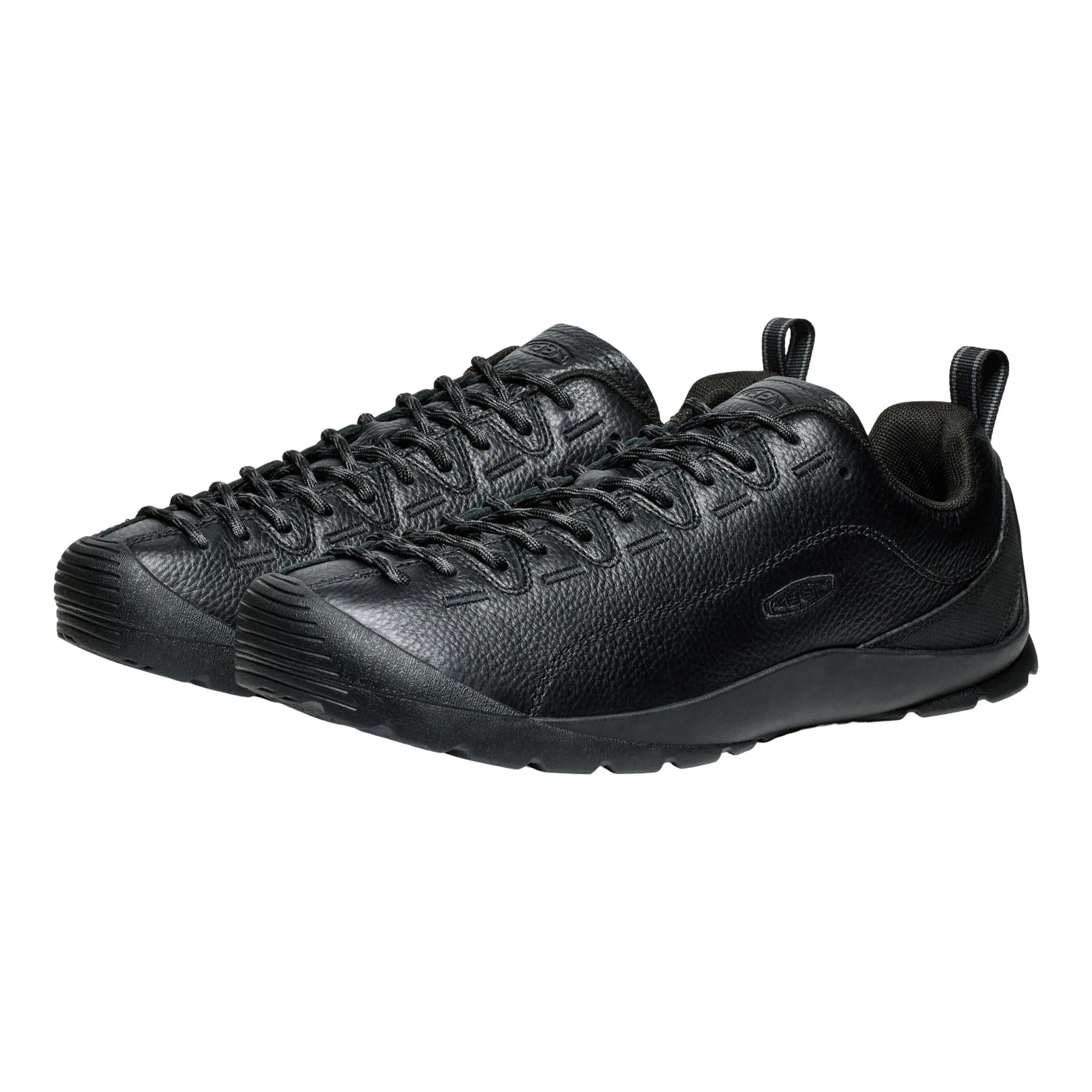 Gloss Mood Men's Jasper Black Smooth Leather