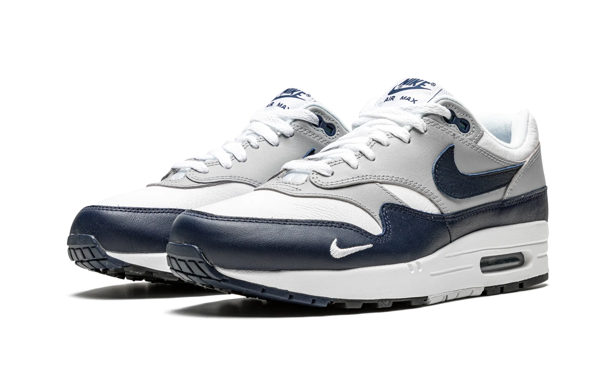 Air Max 1 LV8 "Obsidian" LeatherMaterial Fashion Fit