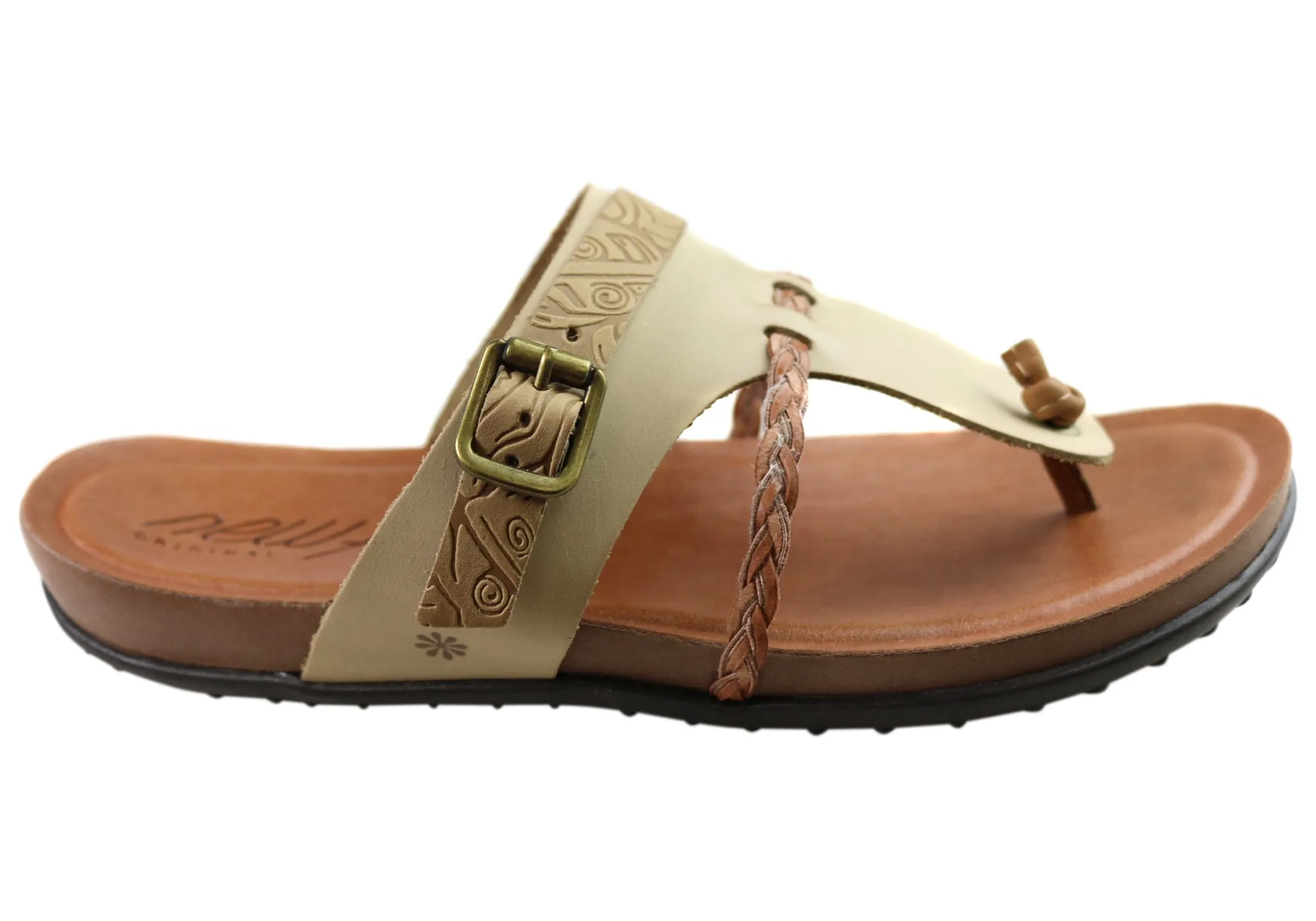 New Face Palms Womens Comfortable Leather Sandals Made In Brazil Sandal Refills Relaxed Beach Shoes