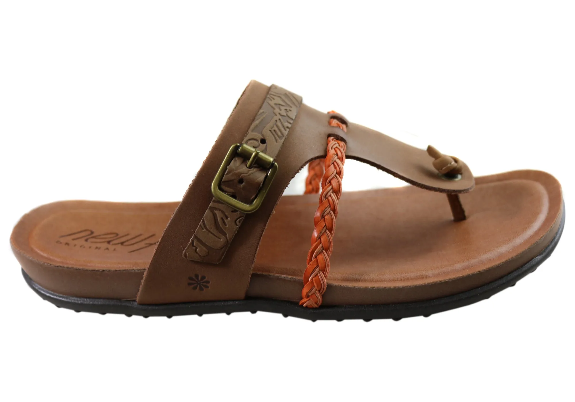 New Face Palms Womens Comfortable Leather Sandals Made In Brazil Wearable All Day Standout Look
