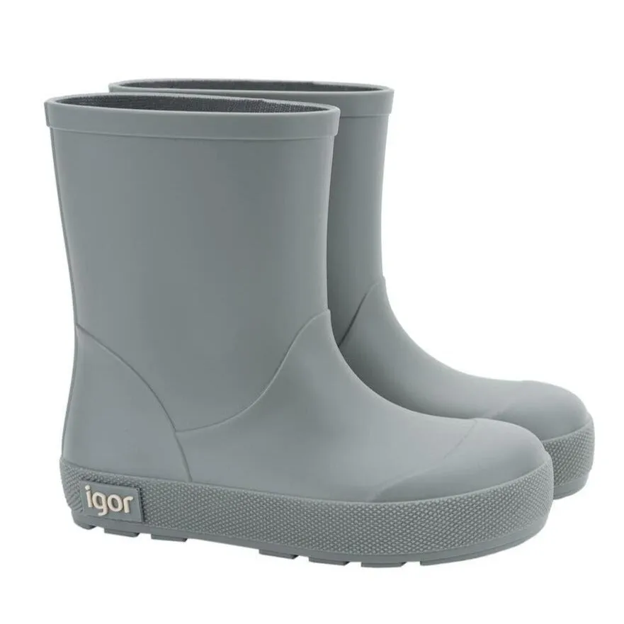 Velvet Texture Igor Yogi Rain Boots, Verde