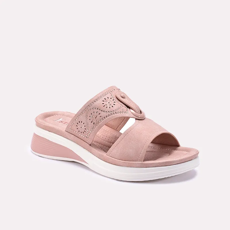 Pink Comfy Casual Slippers 0412260 Wet Land