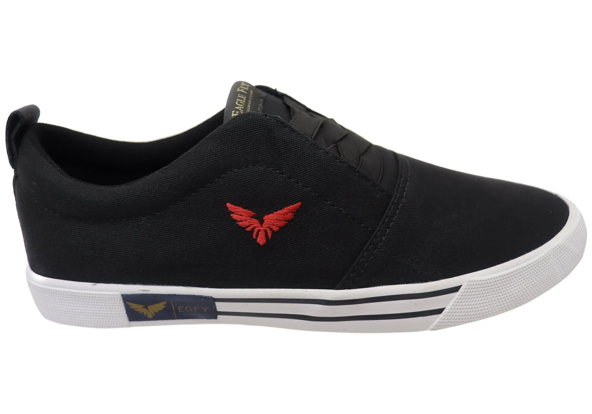 Agile Design Eagle Fly Ray Mens Comfortable Slip On Casual Shoes Made In Brazil