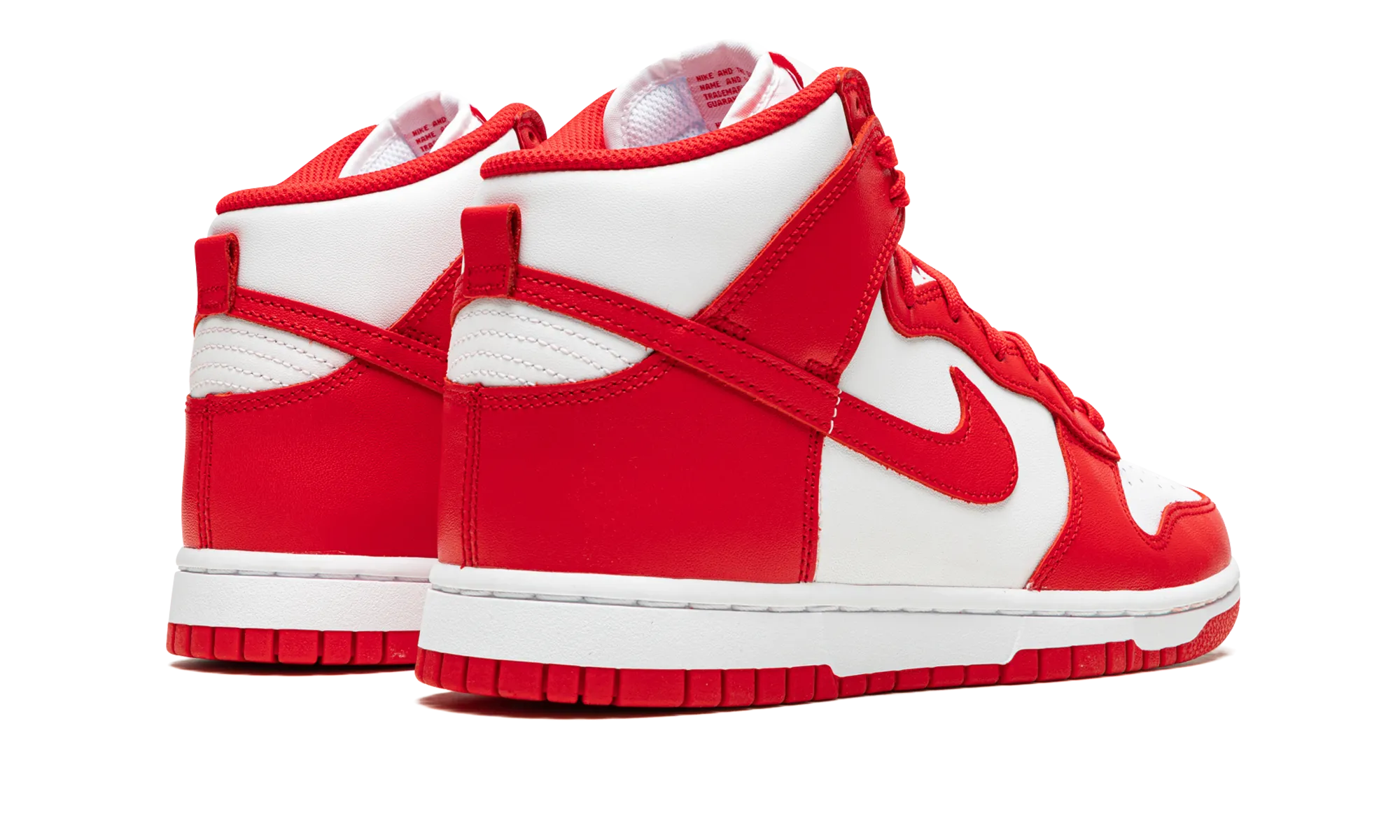 Dunk High "White / University Red" Indoor Use Match Ready