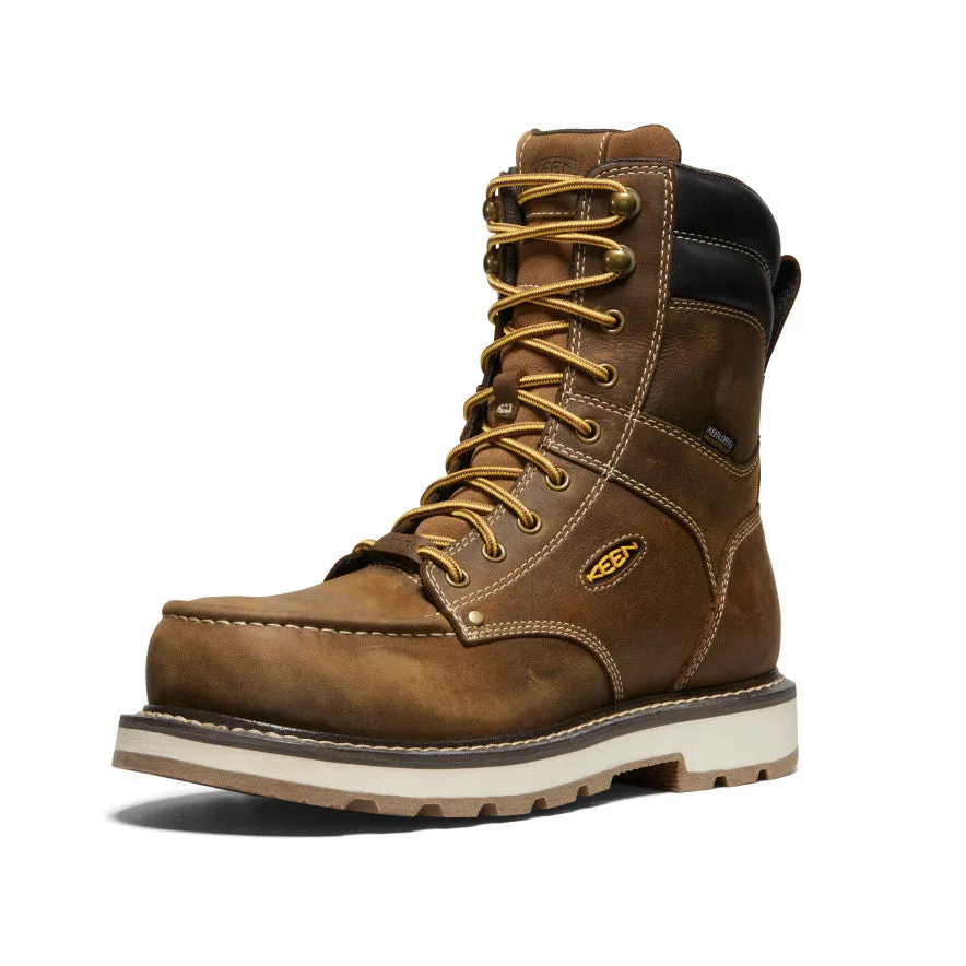 Men's Cincinnati 8" Waterproof 90?? Heel Boot (Carbon Toe)  |  Belgian/Sandshell All Fit