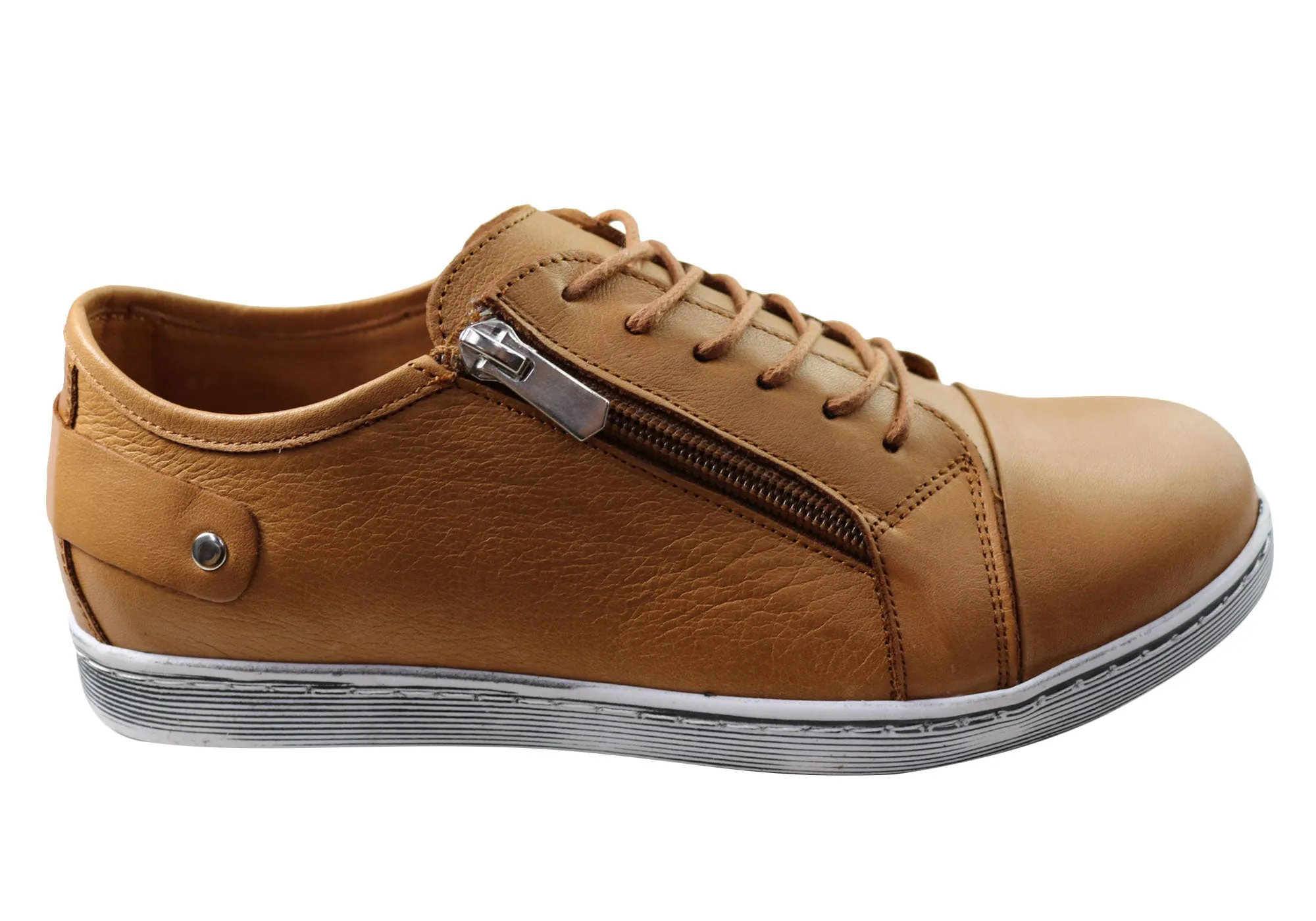 Cabello Comfort EG18 Womens Leather European Leather Casual Shoes Performance