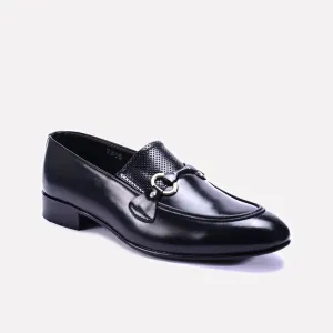 Douglas Black Loafer Dress Shoes 0111125 Polish Trim