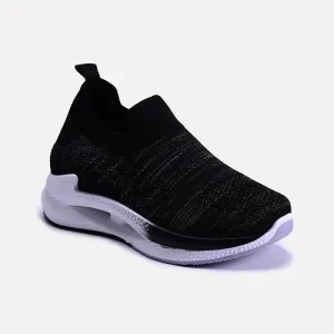 Lace System Nicole Black Slip On Sneakers 0440687