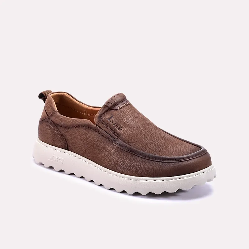 Zip Closure sports shoes Casual Shoes Brown 0160505