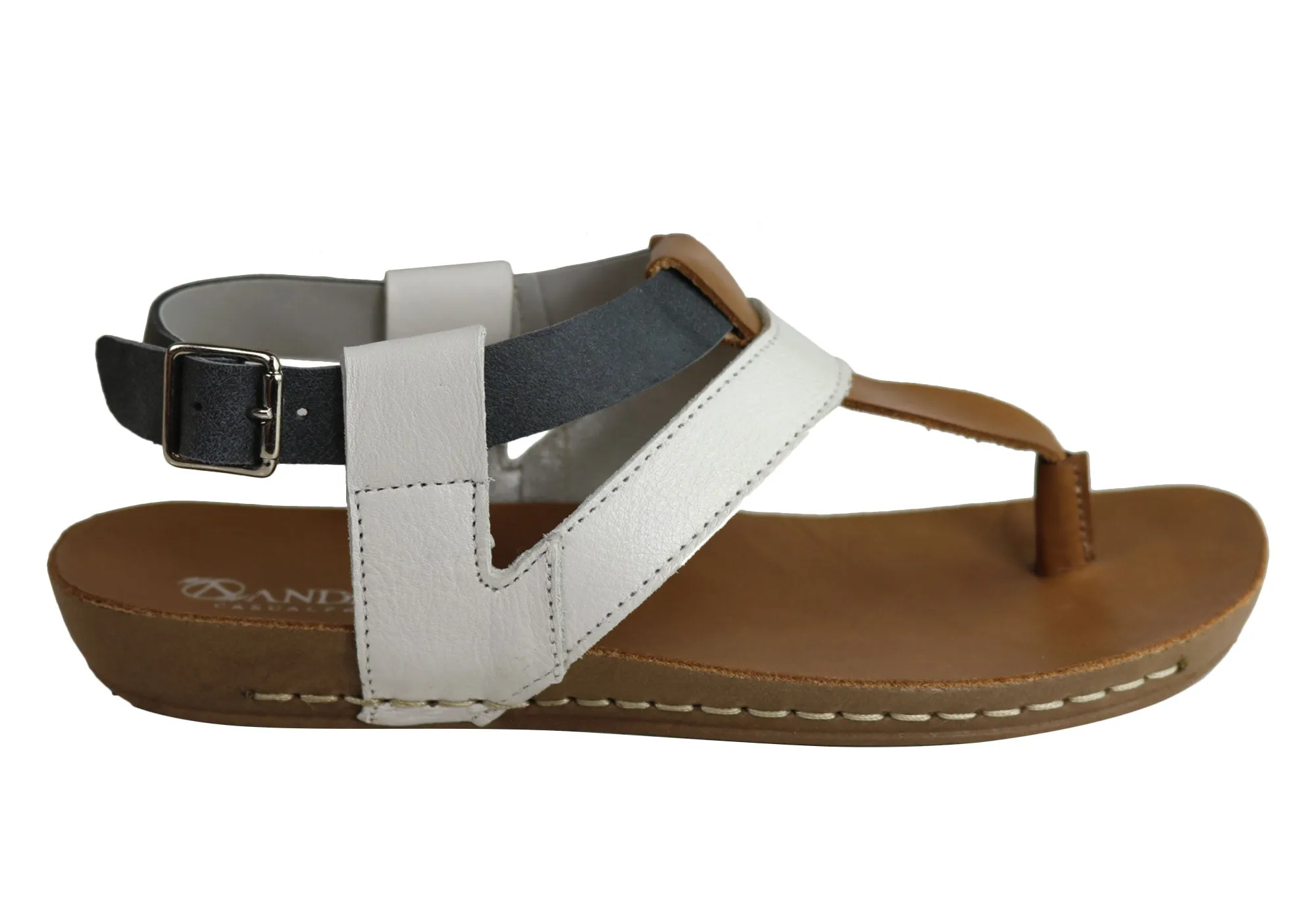 Sandal Maintenance Outdoor Fun Andacco Yory Womens Comfort Flat Leather Sandals Made In Brazil