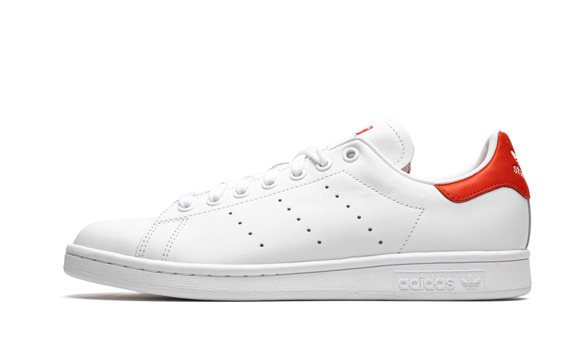 Stan Smith "White / Lush Red" Versatile Comfort Shoes Quick Start