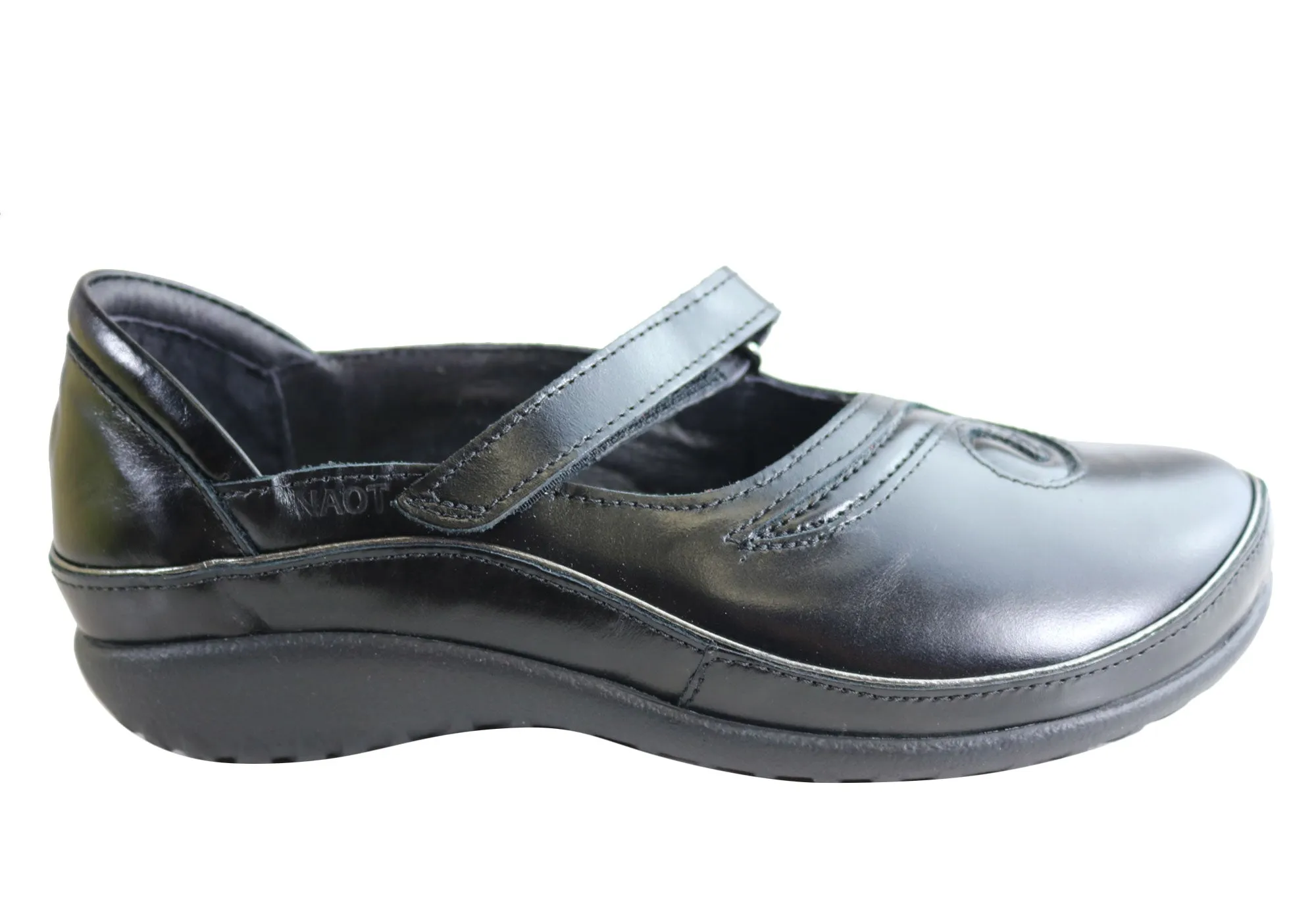 Naot Matai Womens Comfortable Supportive Leather Mary Jane Shoes Ergonomic Design Mid Top