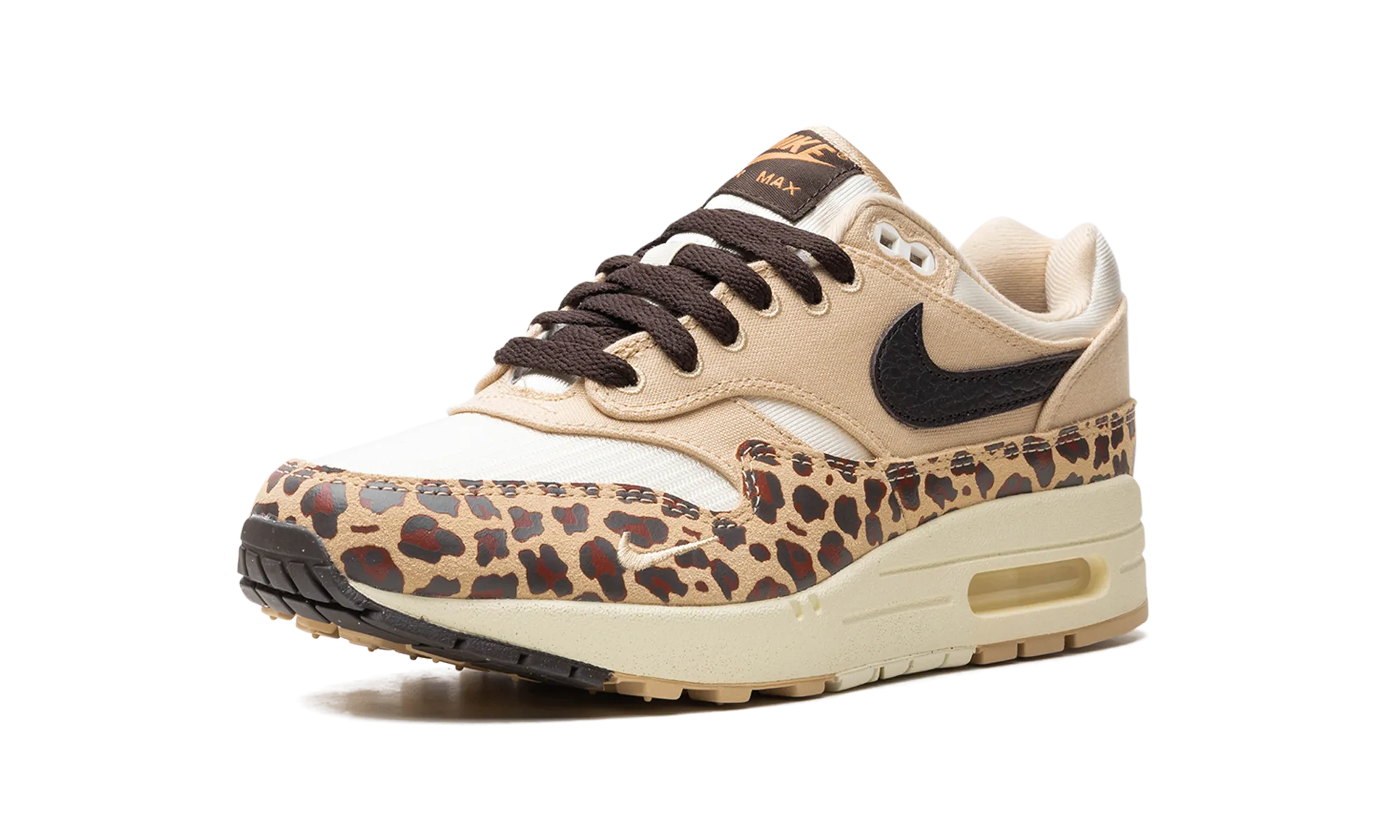 Non-Slip Cushioning Storm Jog Air Max 1 '87 WMNS "Sesame Leopard"