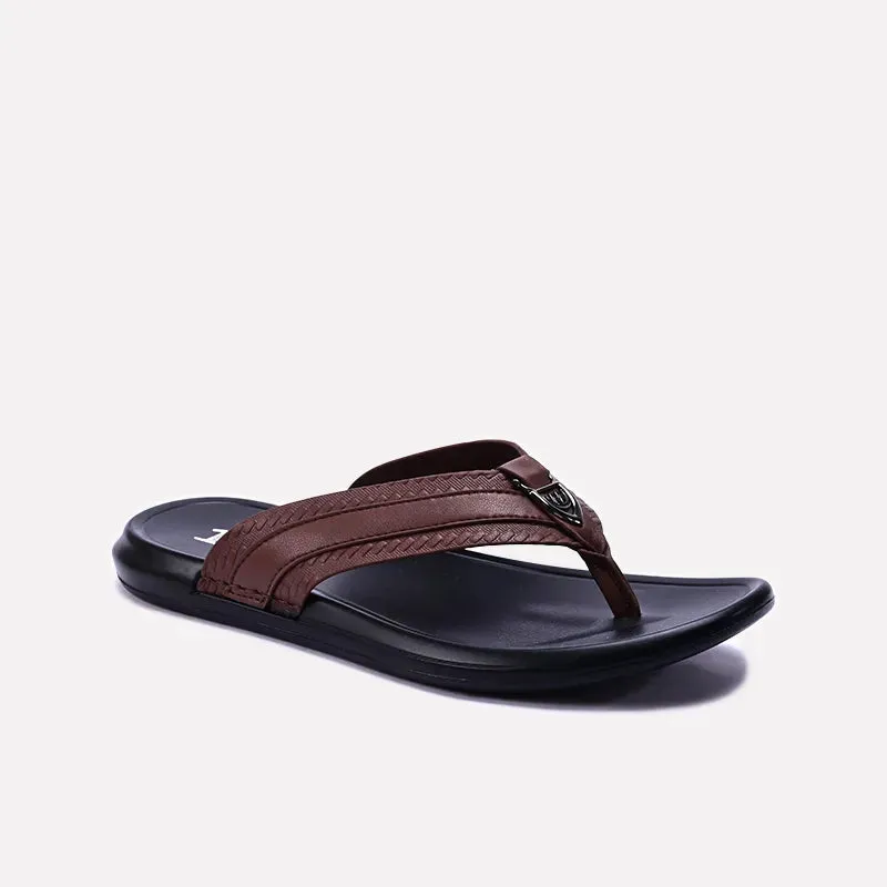 Soft Straps Light Travel Phoenix Brown Casual Slippers 0150877