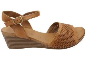 Flat Sole tassel Orizonte Dilli Womens European Comfortable Leather Wedge Sandals
