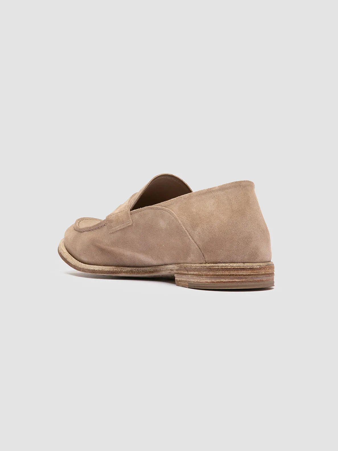 ARCHIVE 522 - Beige Suede Penny Loafers Comfort Zone