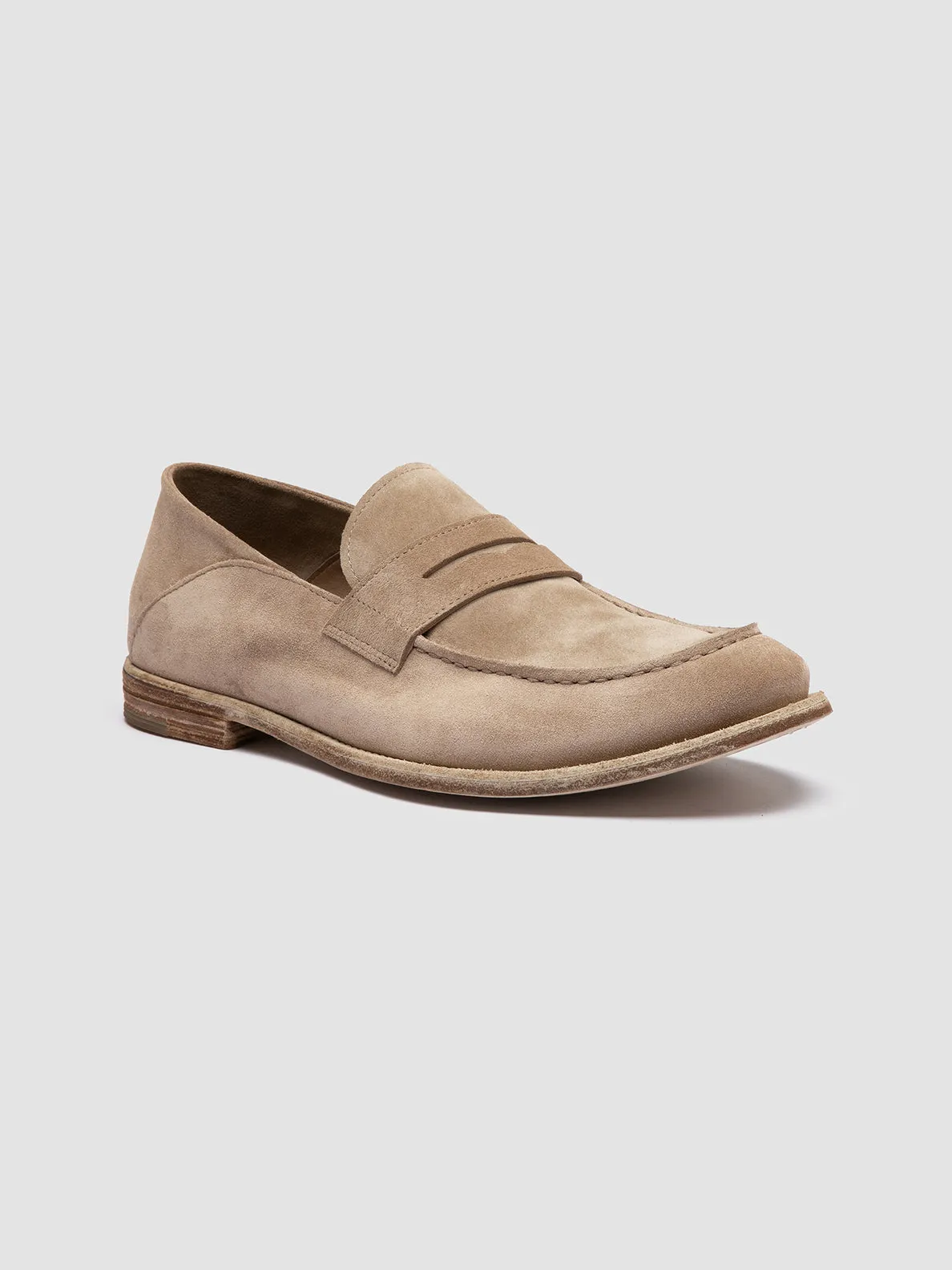 Daily Ready Street Fest ARCHIVE 522 - Beige Suede Penny Loafers