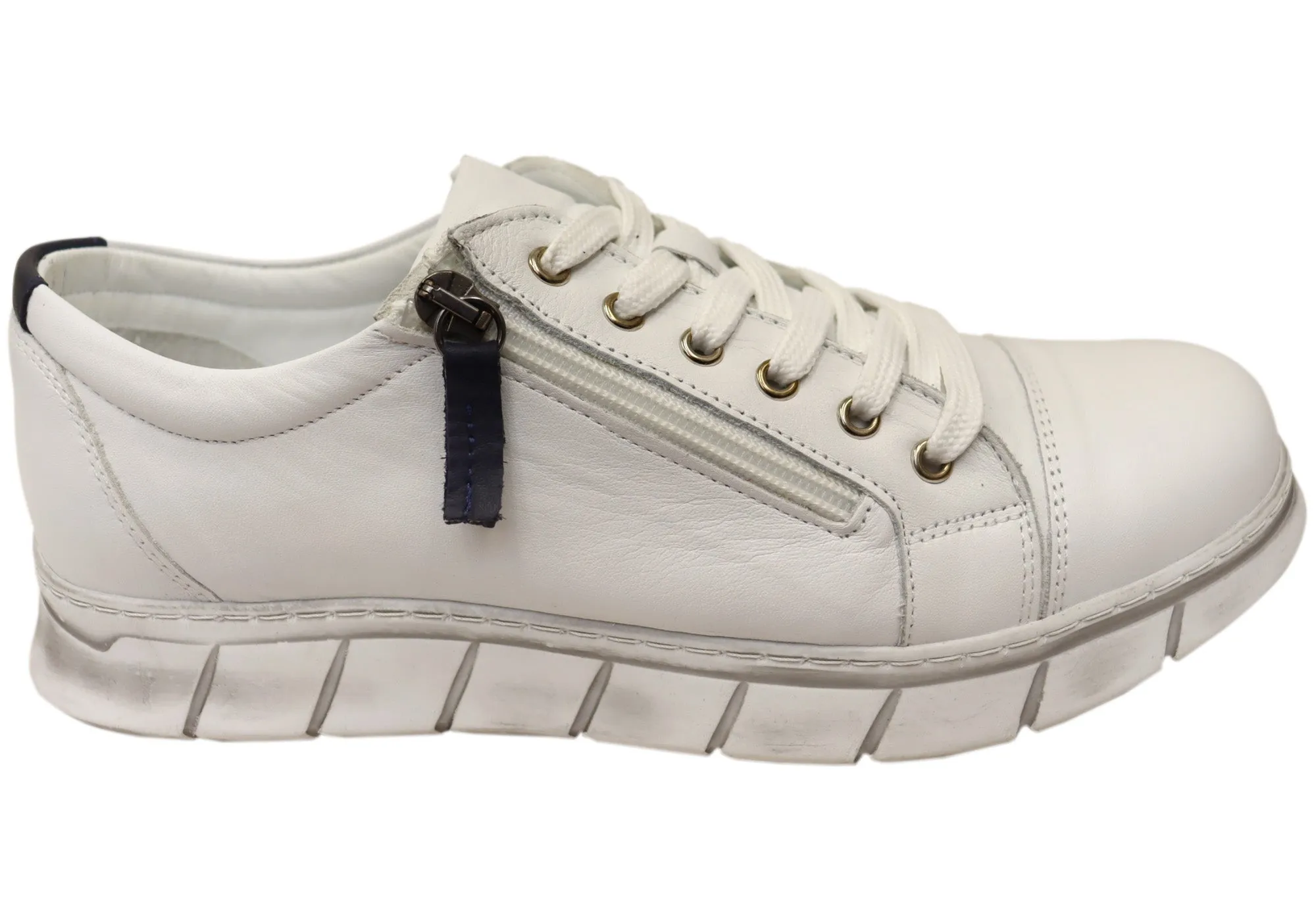 Cabello Comfort Unison Womens Leather European Casual Shoes Ventilated Arch Support Wellness Seekers