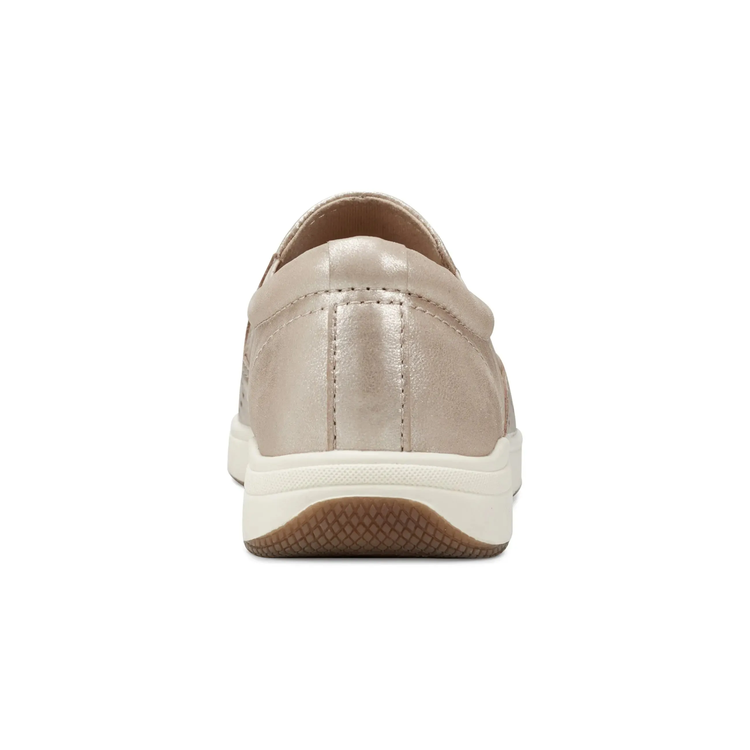 Firm Lock Mesh Upper Nel Laser Cut Round Toe Casual Slip-on Sneakers