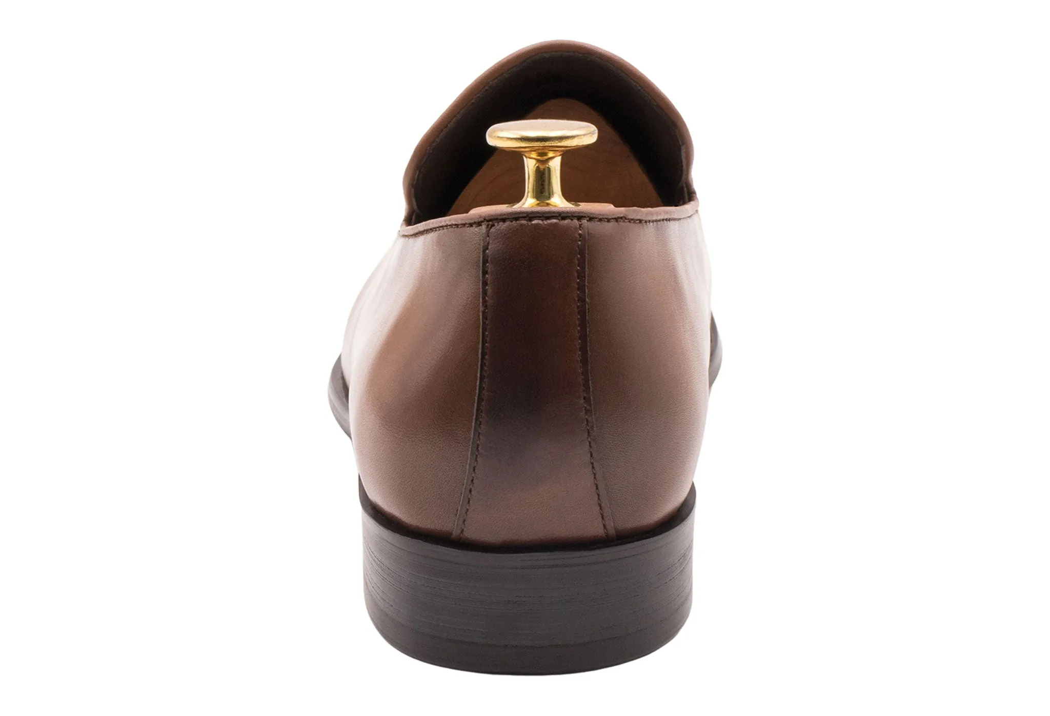 Polvorines Chestnut Wholecut Tassel Loafer Pool Time Wide Path