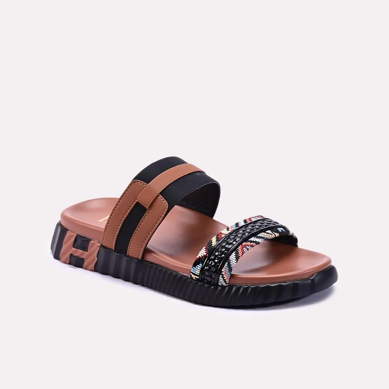 Event Mode Peak Step Black Designer Slippers 0413213