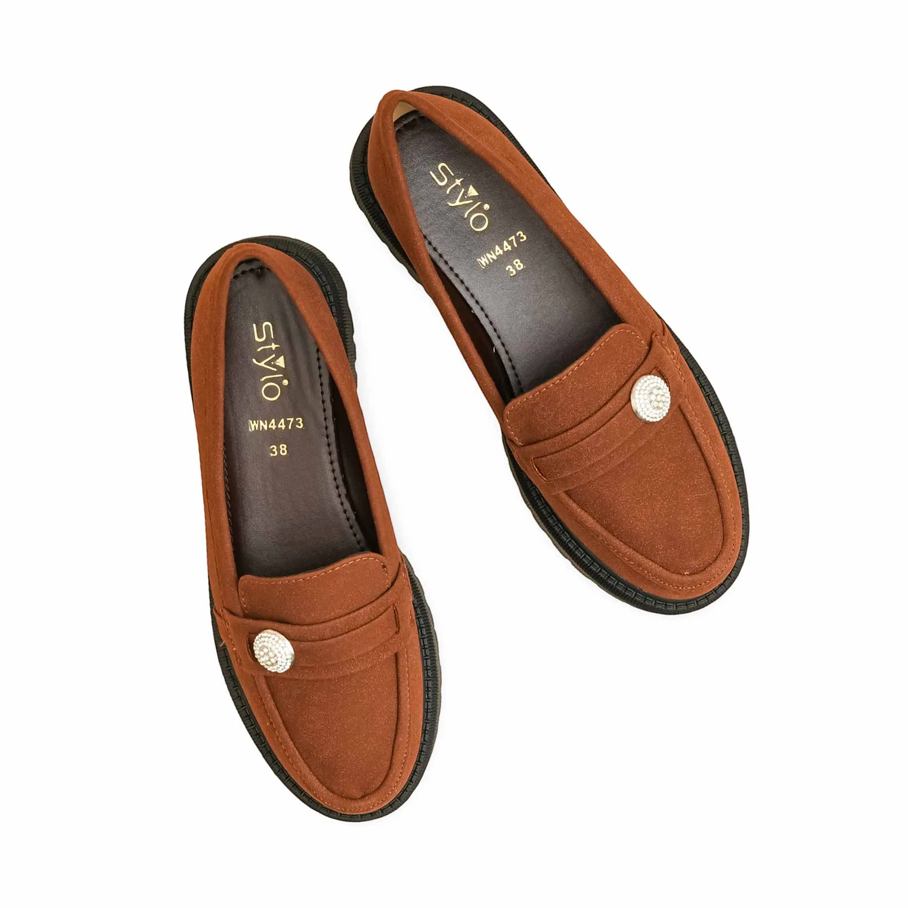 Modern Style Brown Moccasin WN4473