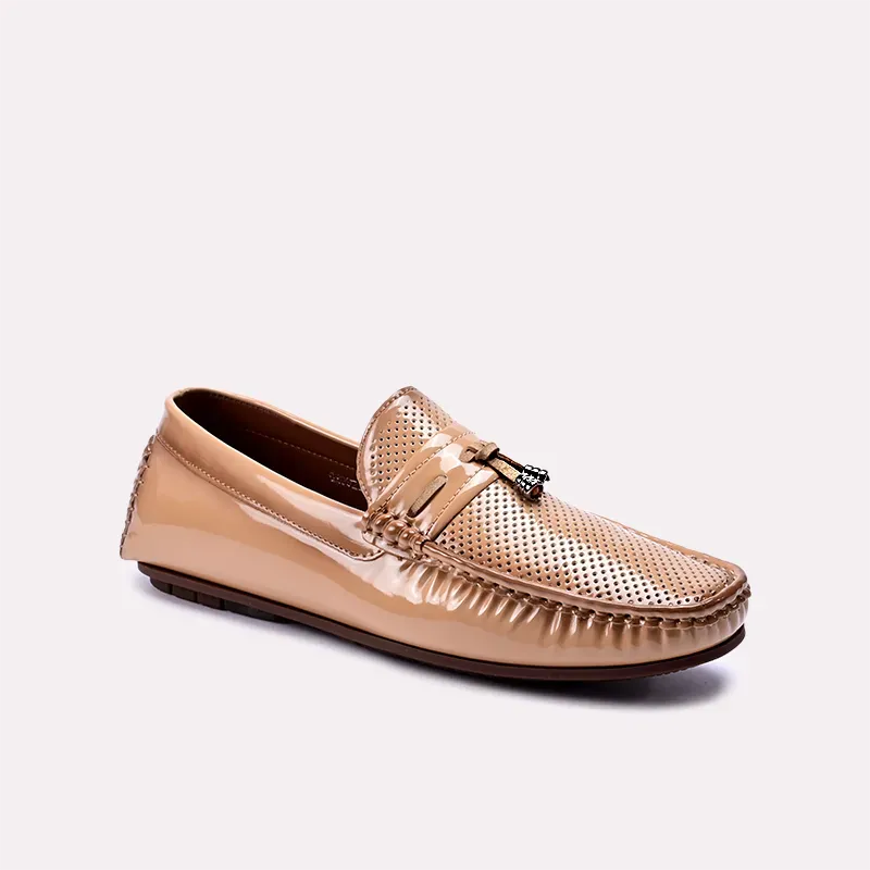 Light Activity Crispin Mustard Perforated Tassel Loafers 0130860
