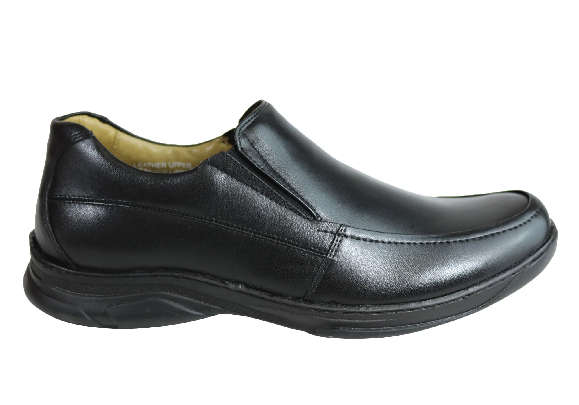 Savelli Roye Mens Comfort Leather Slip On Shoes Made In Brazil Core Pace