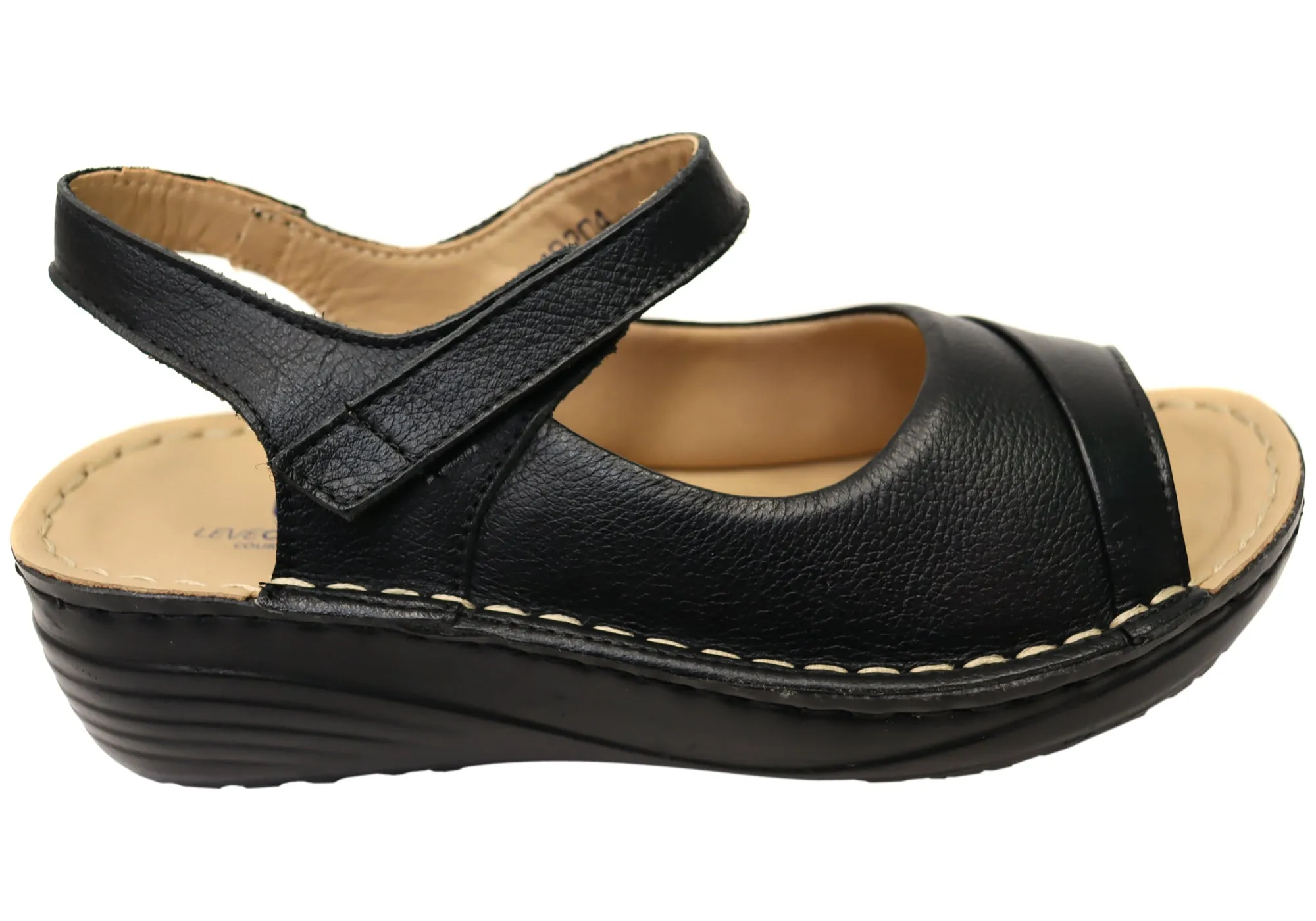 Footbed Design Lightweight Design Levecomfort Lelia Womens Brazilian Comfortable Leather Sandals