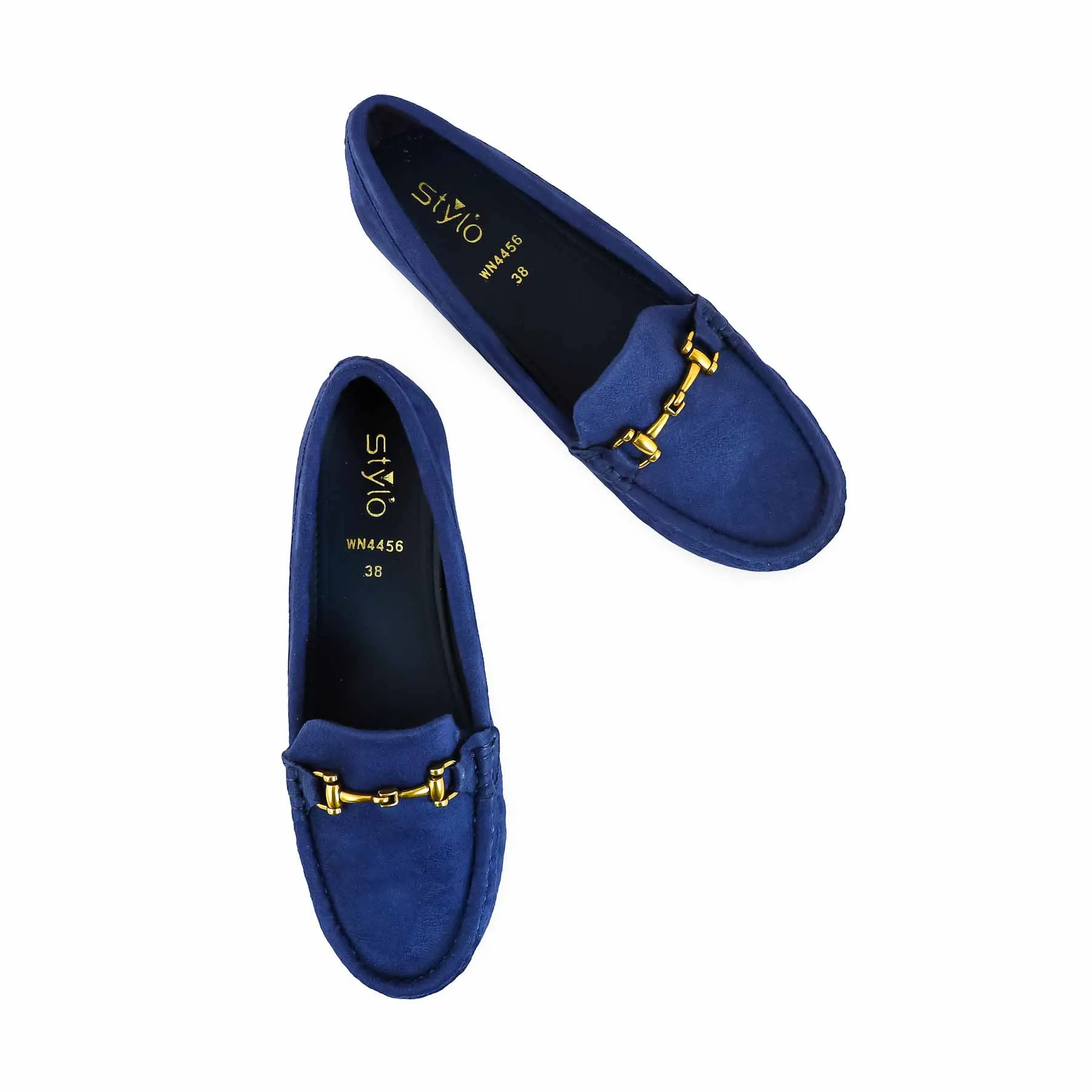 Comfy Journey Lace Up Style Navy Moccasin WN4456