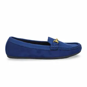 Stylish Upper Simple Build Navy Moccasin WN4456