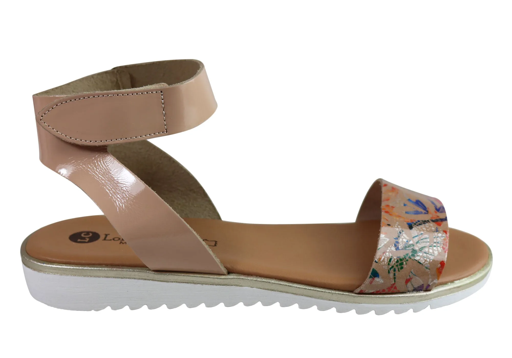 Relaxing Stylish Design Lola Canales Glory Womens Comfortable Leather Sandals Made In Spain