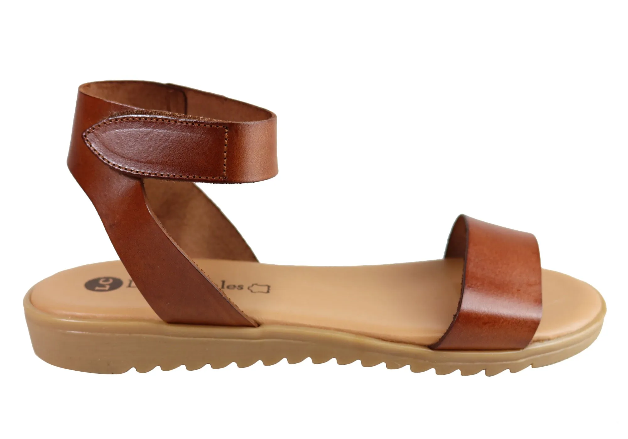 Lola Canales Glory Womens Comfortable Leather Sandals Made In Spain Outdoor Friendly perforated