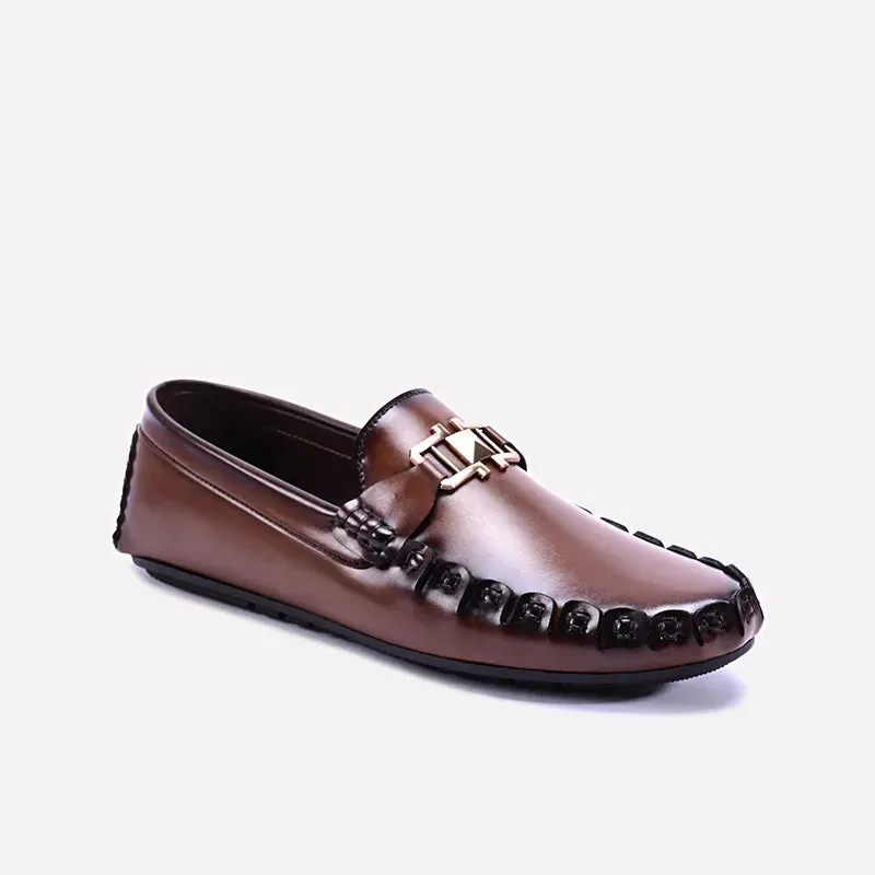 Breath Focus Grantham Decorated Loafers Brown 0130881