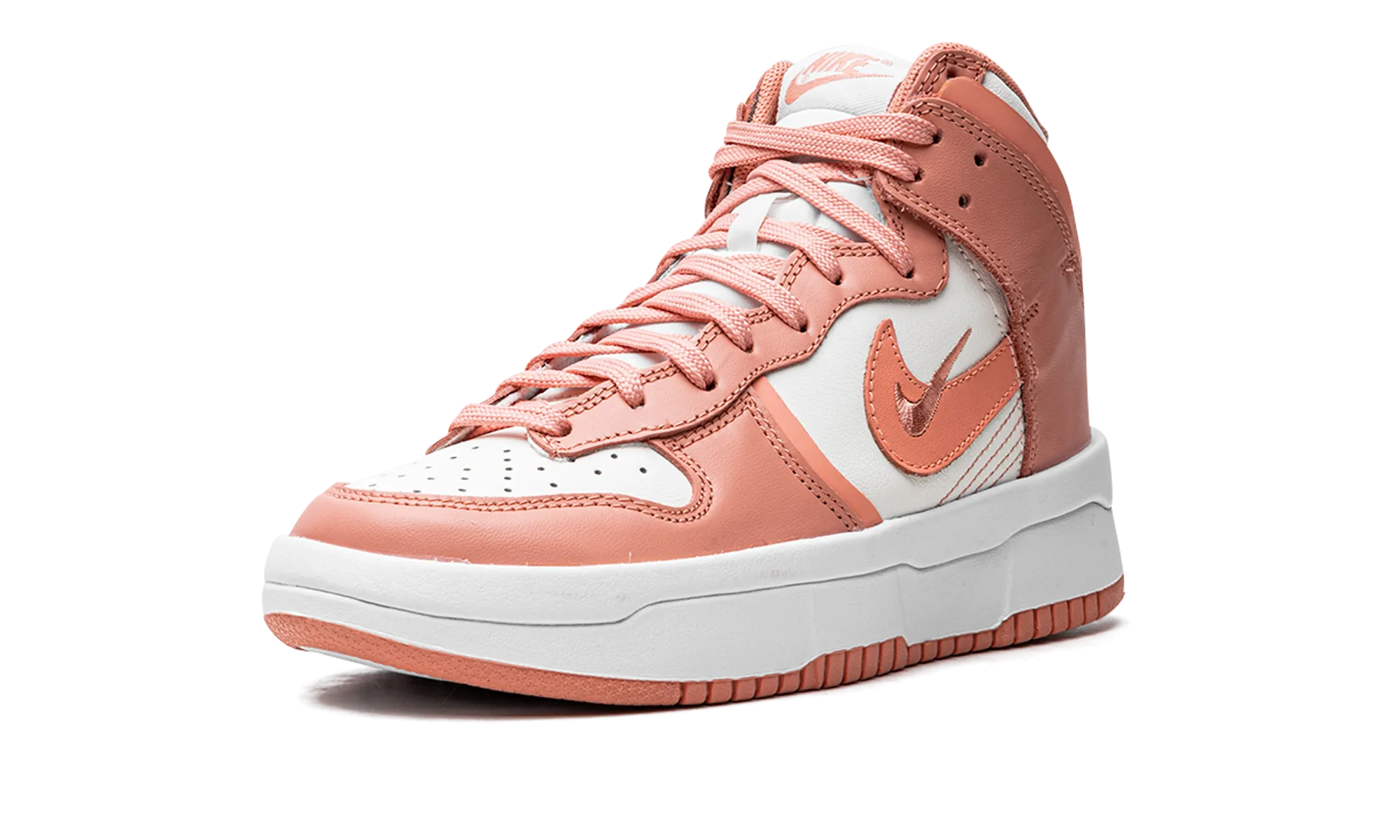 DUNK HIGH UP WMNS "Sail Light Madder Root" Soft Pressure Wood Jog