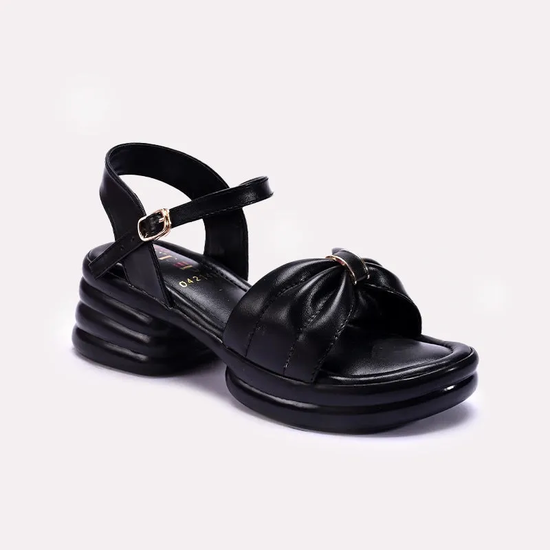 Fast Step Black Platform Sandals 0421499
