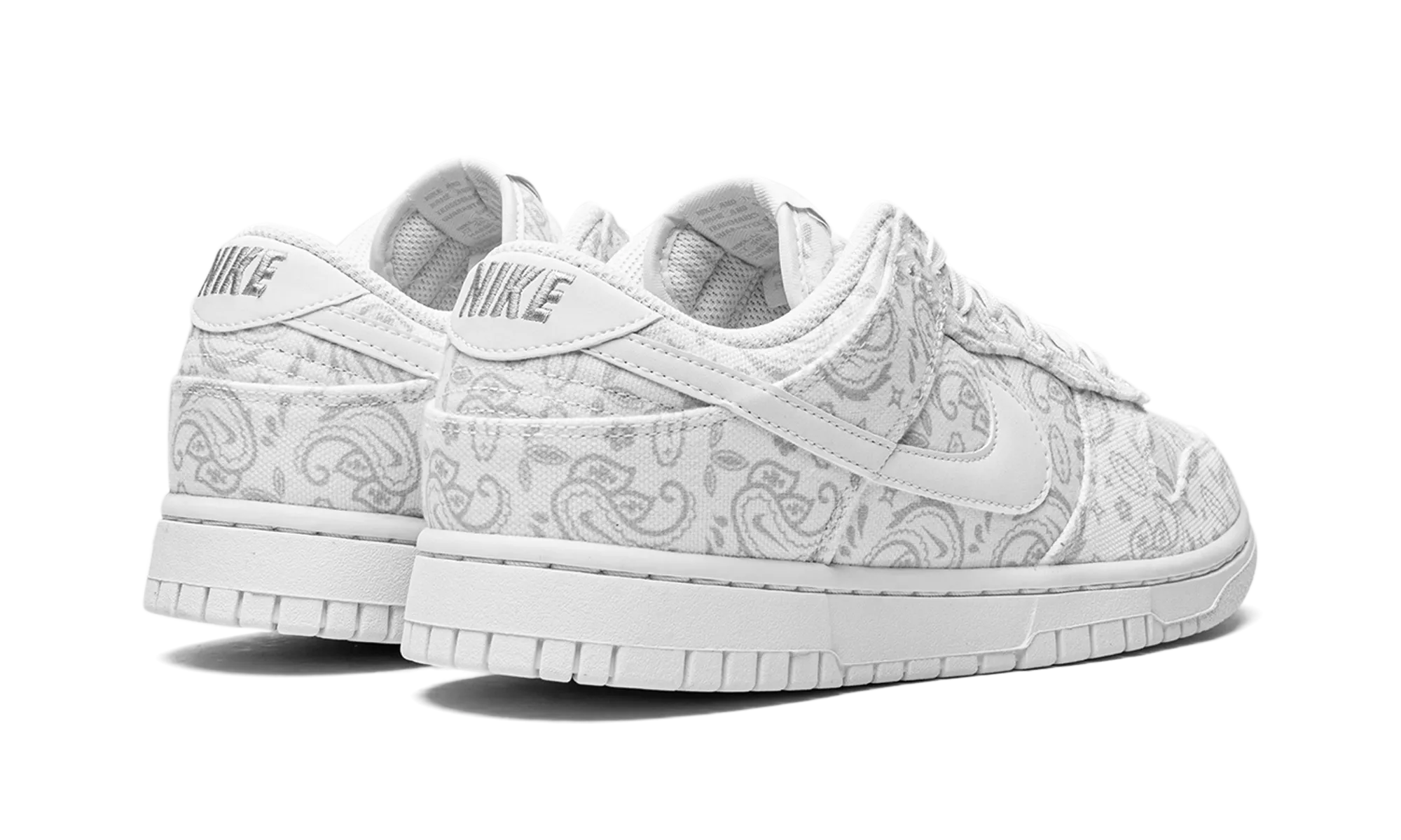 DUNK LO MNS WMNS "White Paisley" Comfortable Fitment