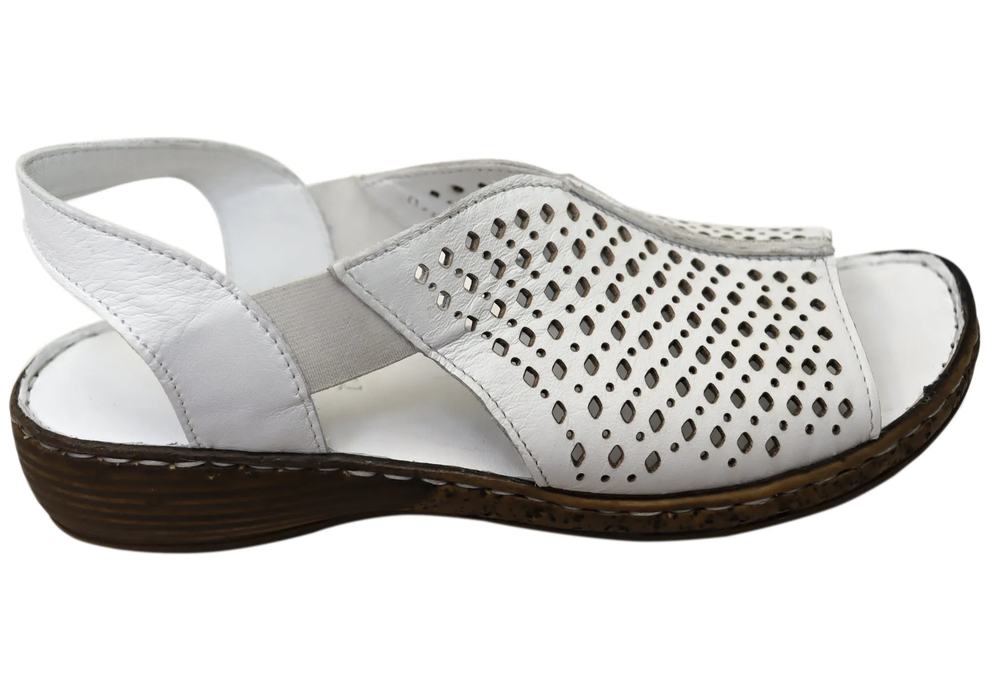 Orizonte Marlee Womens Comfortable European Leather Sandals Comfortable Outdoor Adventure