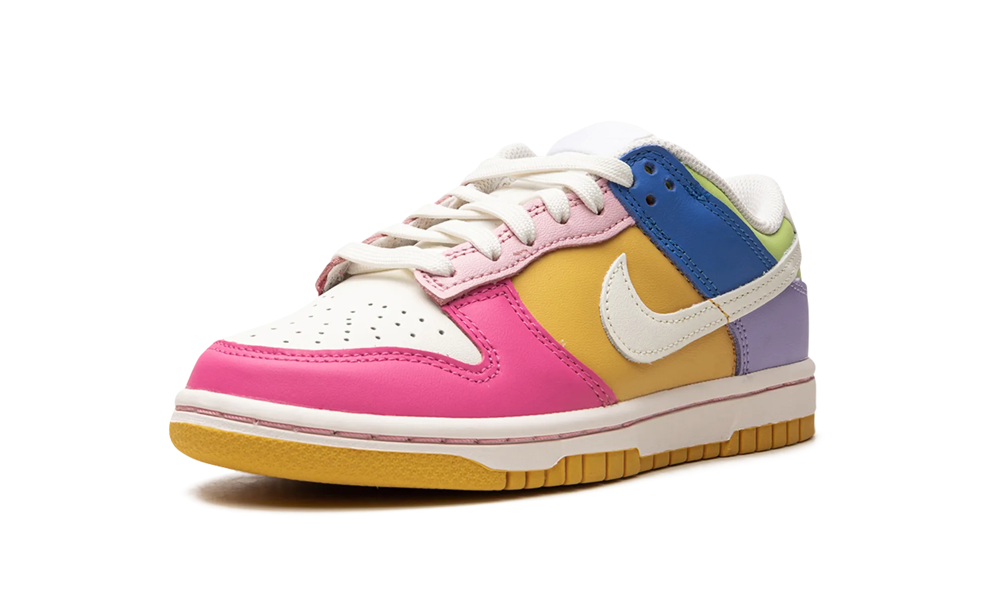 DUNK LOW WMNS "Multicolor" Comfort Padding Wood Step