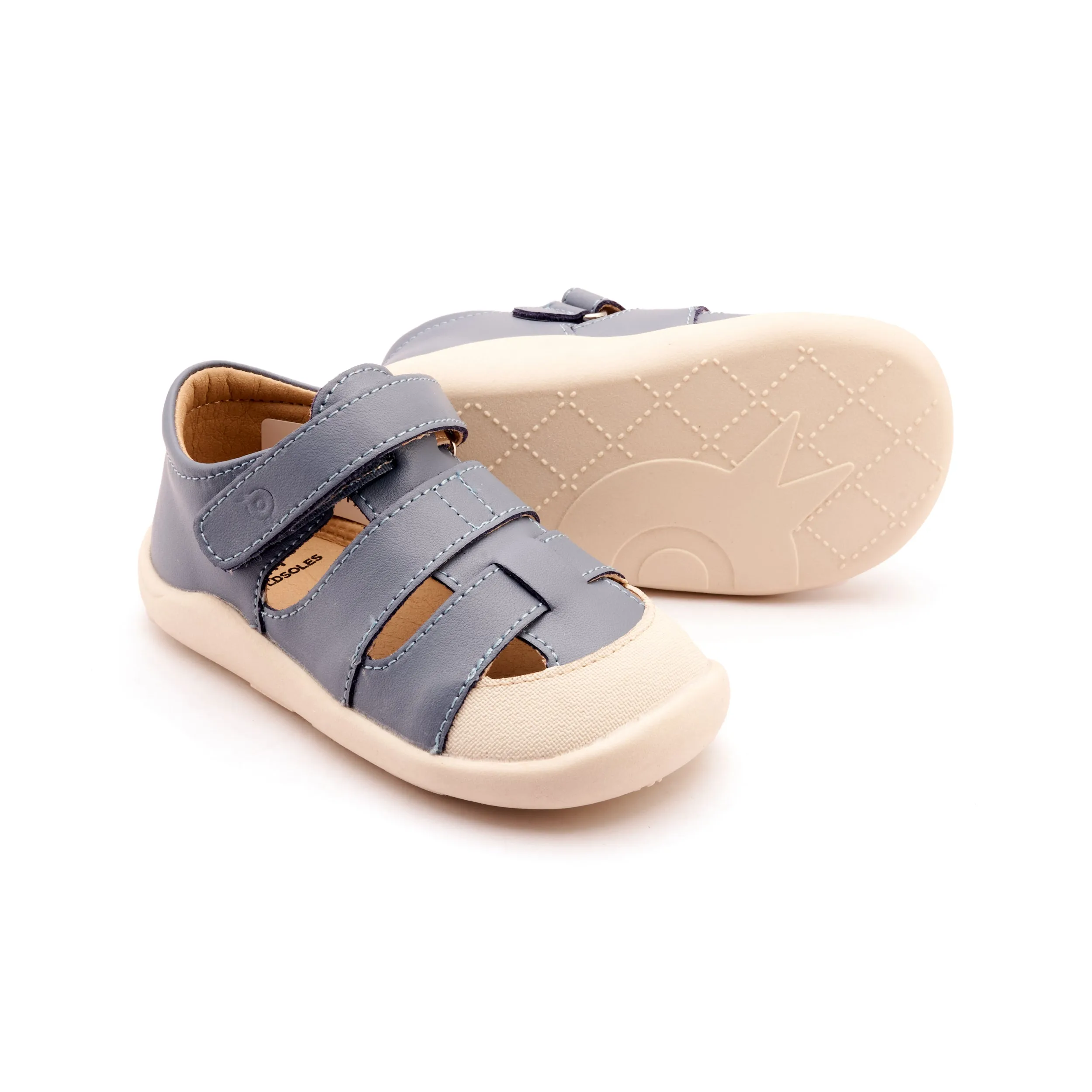Float Comfort Old Soles Boy's Fresco Ground Sandals - Indigo / Sproco