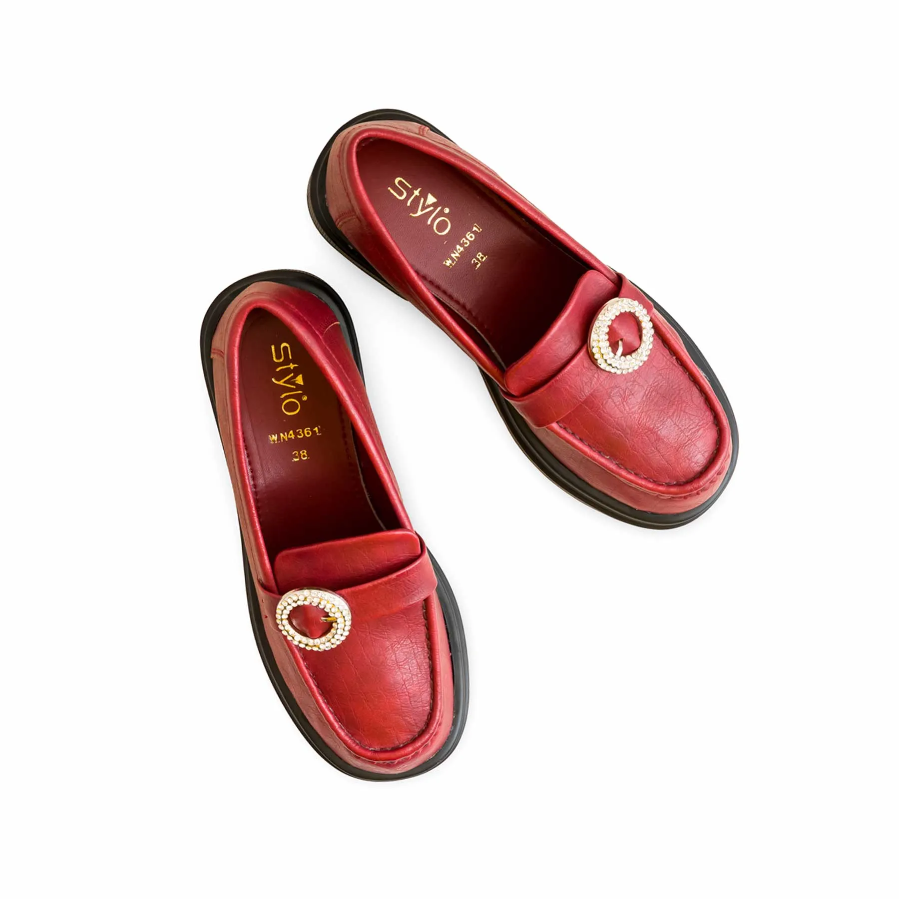 Indoor Daily Red Moccasin WN4361