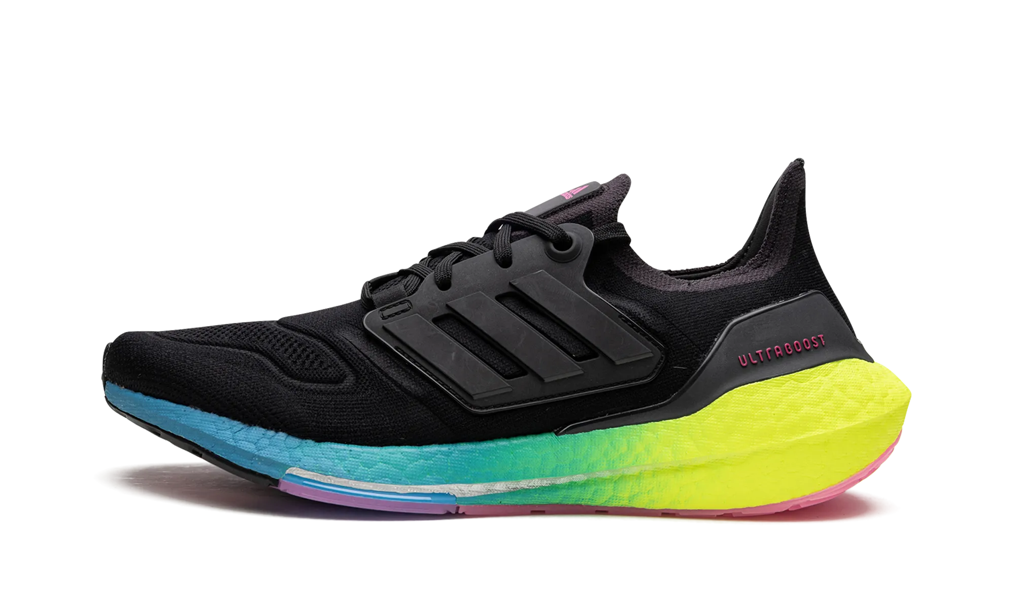 Comfort Feel Basic Style Ultraboost 22 "Black / Multicolor Midsole"