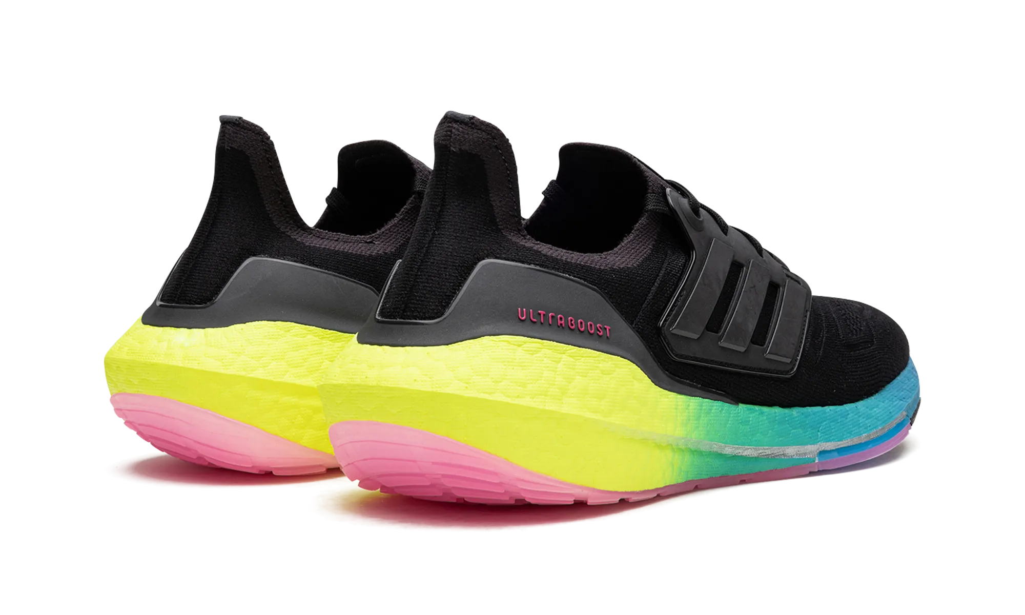 Bridge Jog Any Weather Ultraboost 22 "Black / Multicolor Midsole"