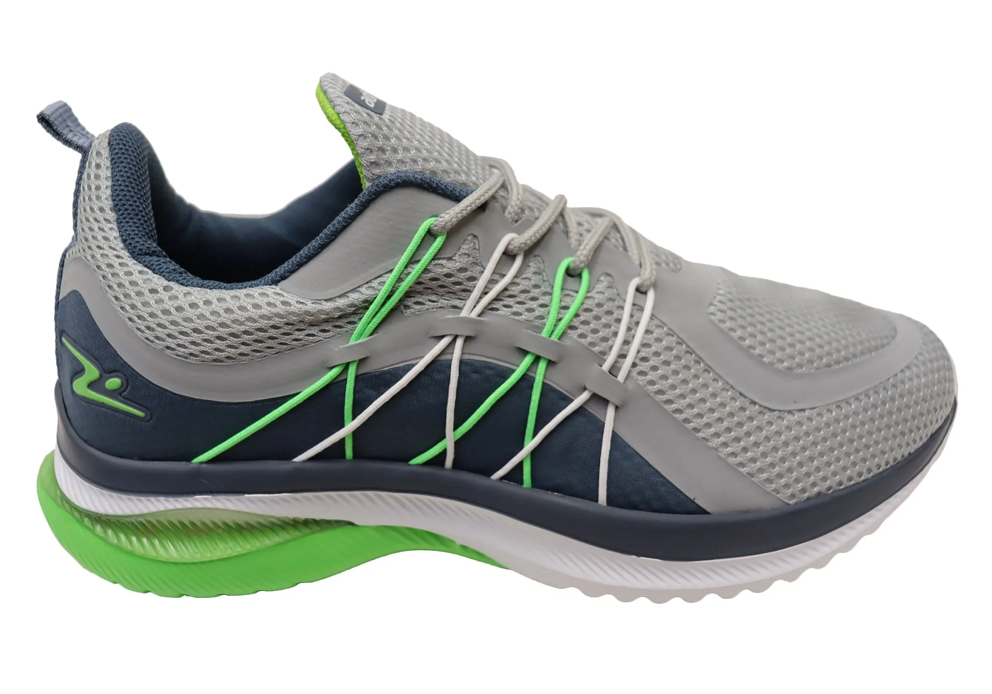 Stretch tongue Adrun Charger Mens Comfortable Athletic Shoes Made In Brazil