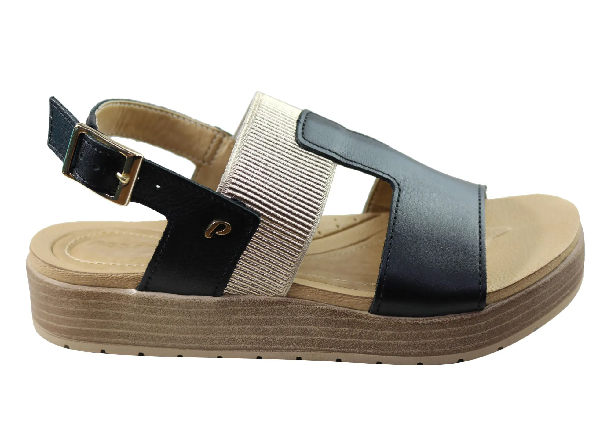 Street Casual Pegada Hume Womens Comfortable Leather Sandals Made In Brazil