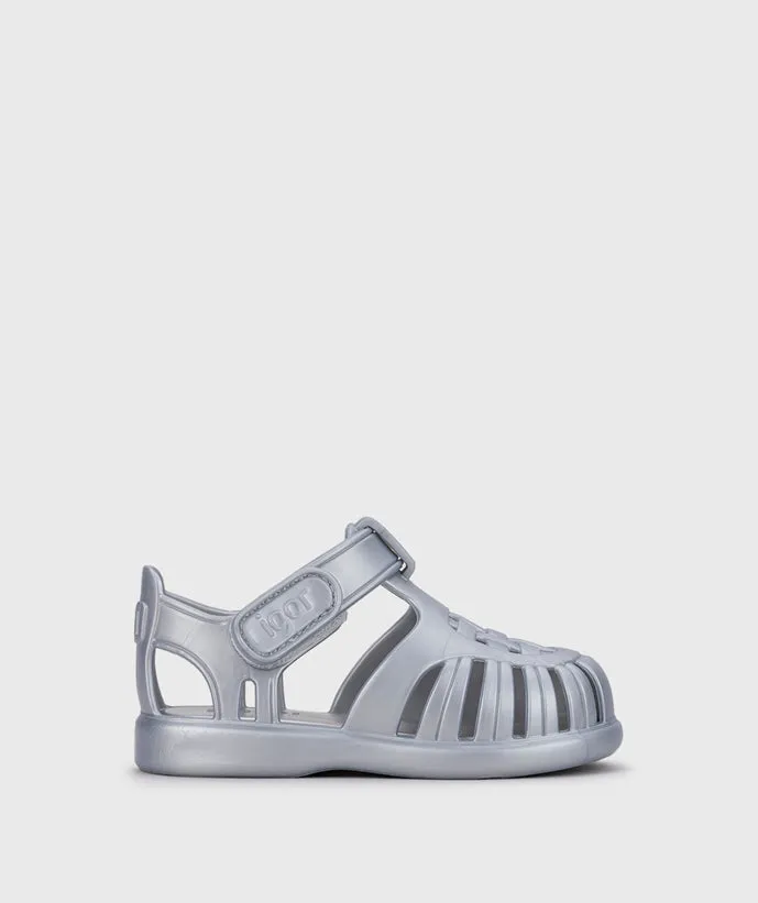 Flat Comfort Igor Boy's And Girl's Tobby Metal Sandals - Plata