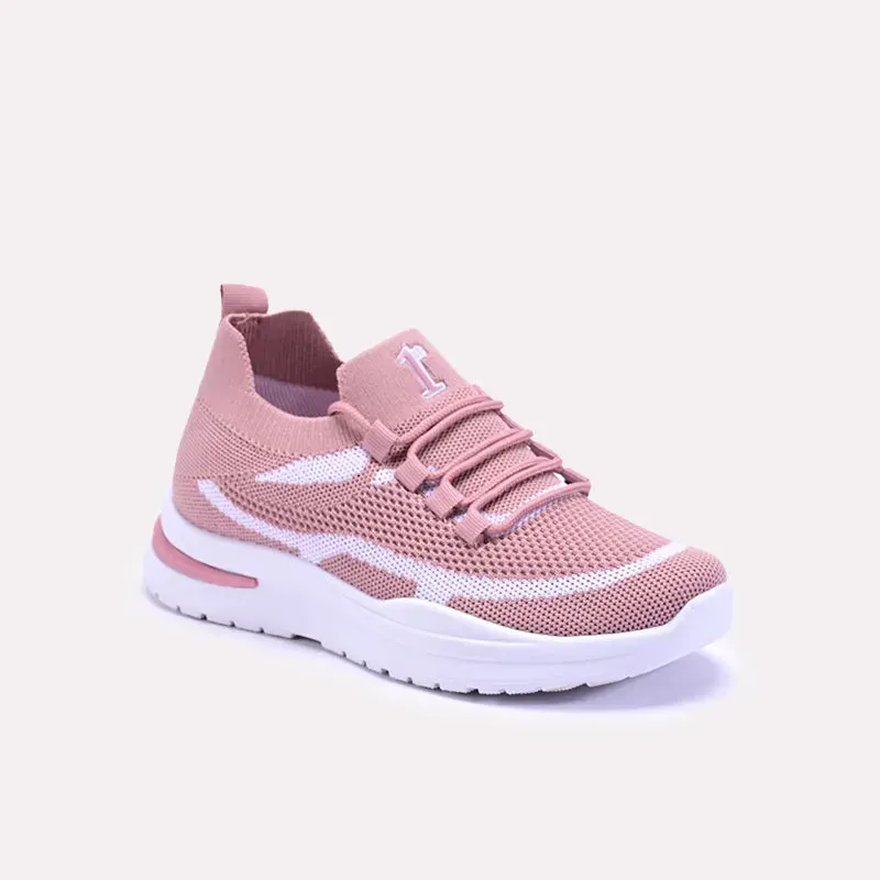 Daily Motion Modern Wardrobe Gwendolyn Pink Perforated Sneakers 0440739